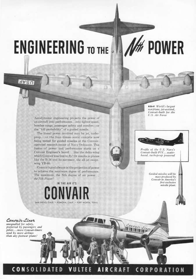 convair 1952-960