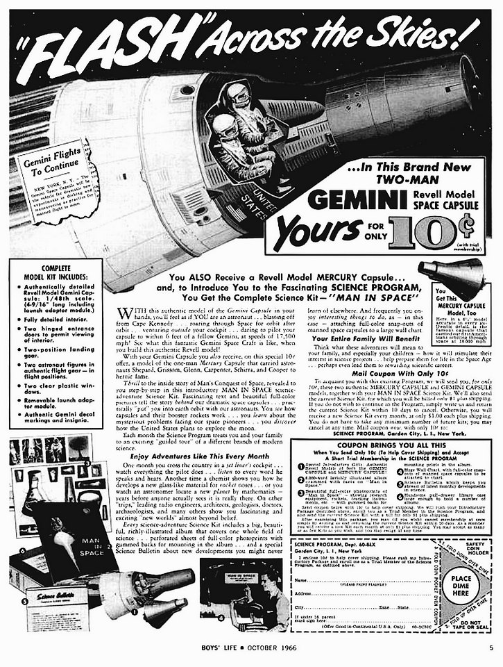 Revell Gemini Ad 1966