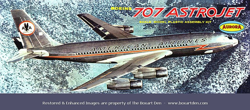 Aurora Boeing 707 AA 1st Box