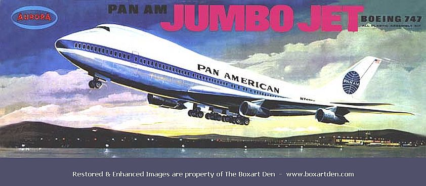 Aurora Boeing 747 Pan Am 1st Box