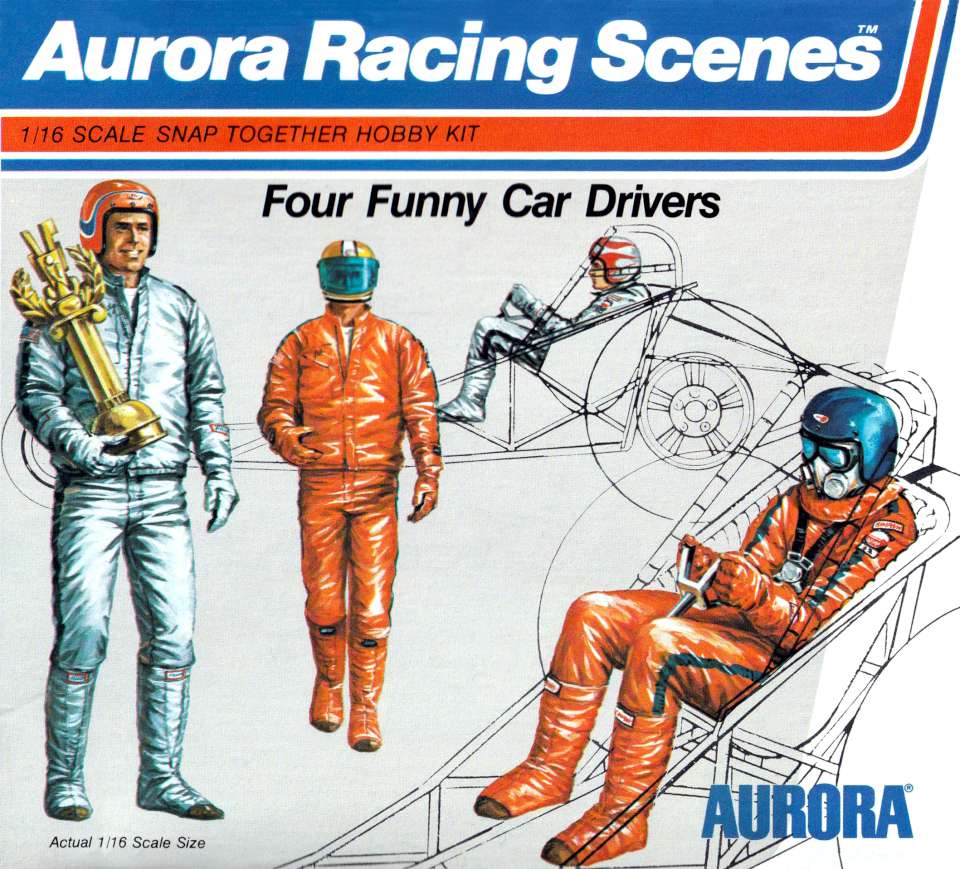 Aurora Racing Scenes - Four Funny Car Drivers