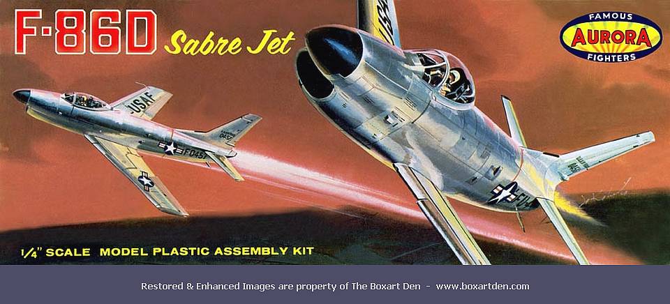 Aurora North American F-86D Sabre Oval FF