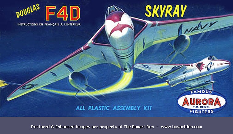 Aurora Douglas F4D Skyray White FF