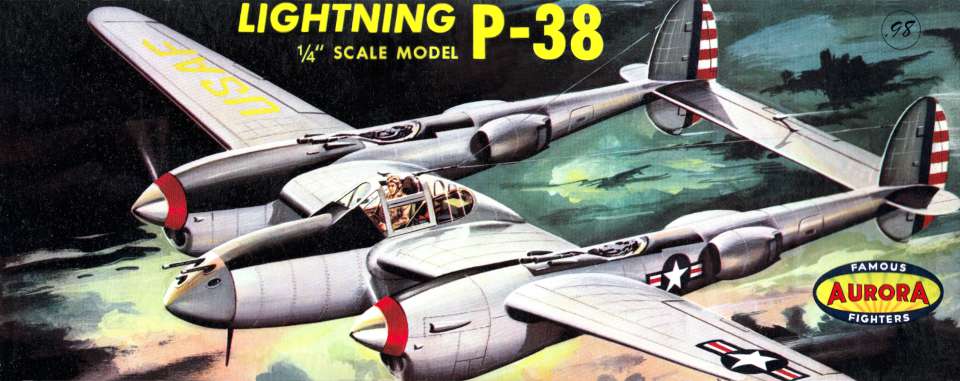 Aurora Lockheed P-38 Lightning FF