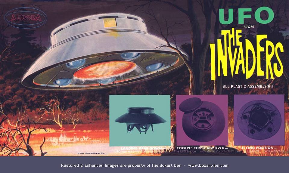 Aurora UFO The Invaders 1st Box