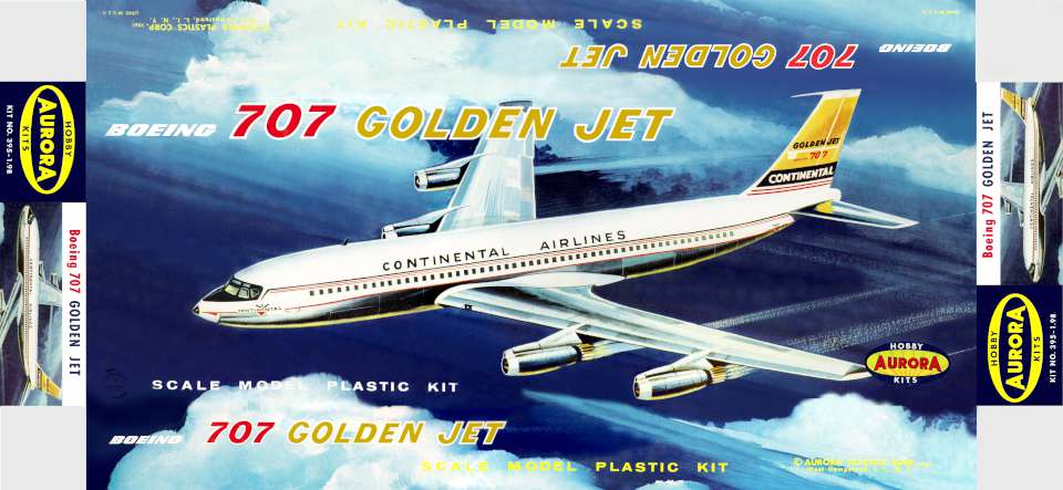 Aurora Boeing 707 Golden Jet wrap
