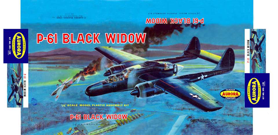 Aurora Northrop P-61 Black Widow wrap