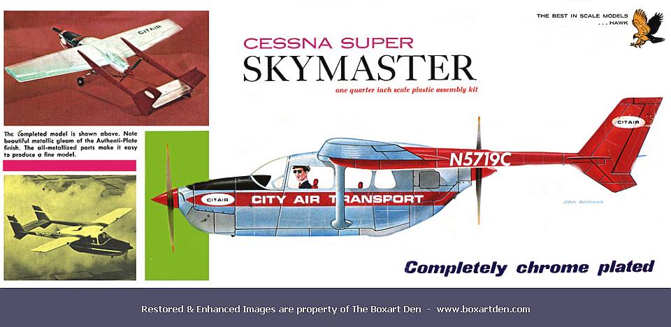 Hawk Cessna 377 Skymaster Plated