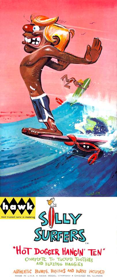 Hawk Silly Surfers Hot Dogger Hangin' Ten