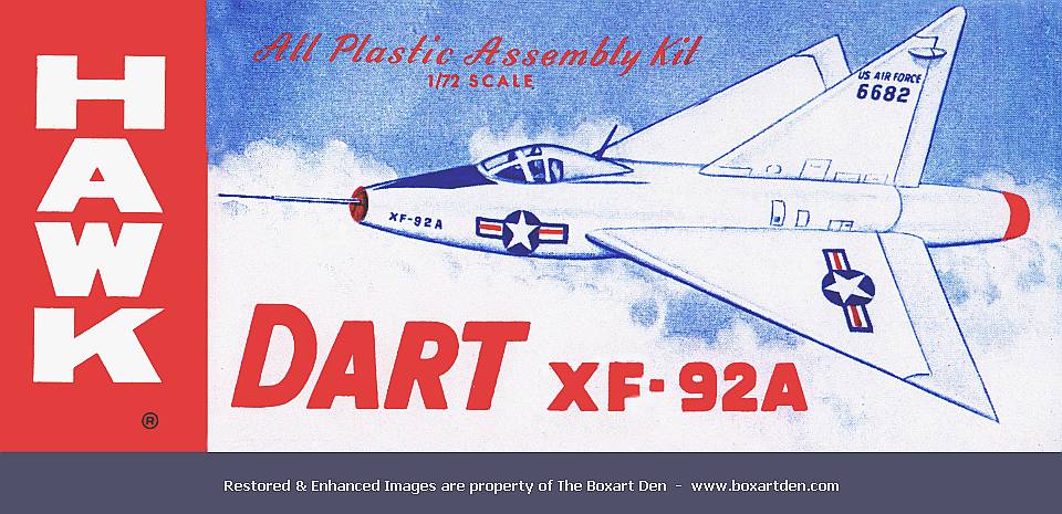 Hawk Convair XF-92A Dart 1st Box