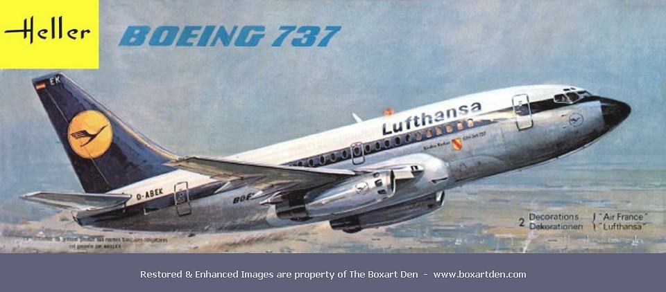 Heller 737 Lufthansa 1st Box