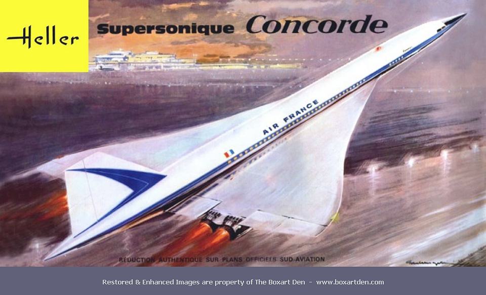 Heller Concorde Air France 1st Box