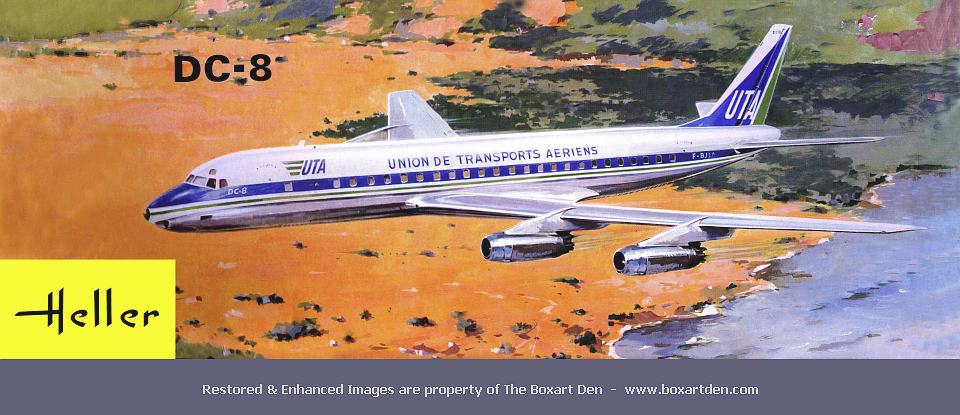 Heller DC-8 UTA