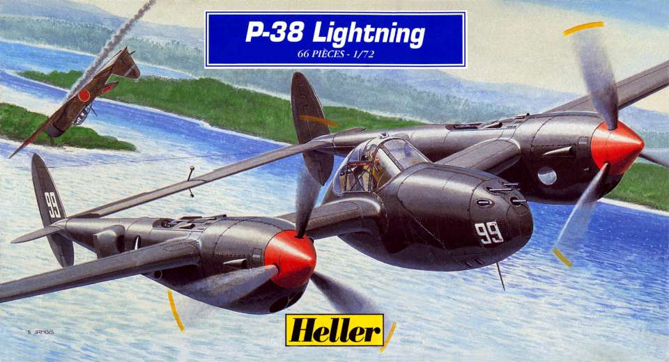 Heller Lockheed P-38 Lightning