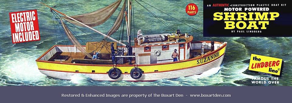 Lindberg Shrimp Boat Suzanne Late '50's