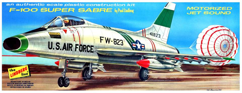 Lindberg NAA F-100 Super Sabre