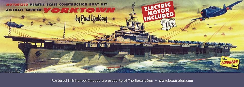 Lindberg USS Yorktown '50s