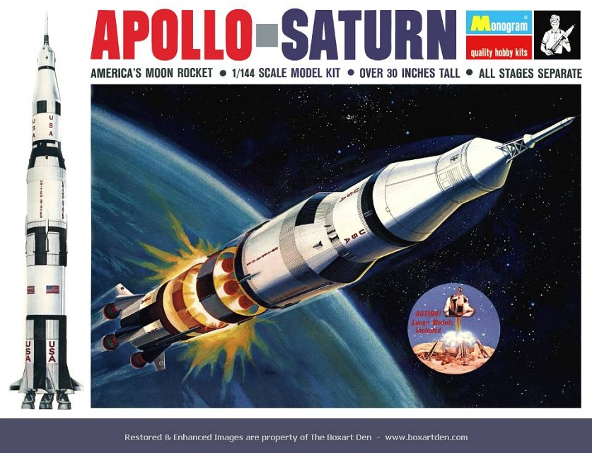Monogram Apollo Saturn V '68
