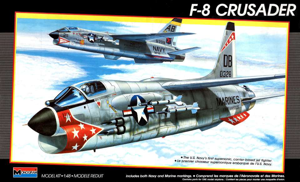 Monogram Vought F-8 Crusader