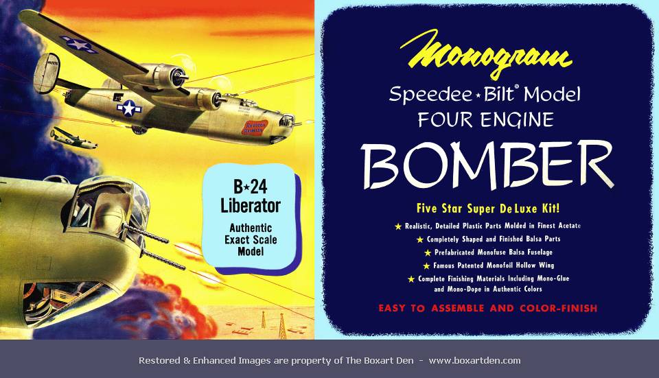 Monogram Consolidated B-24 Liberator Speedee-Bilt