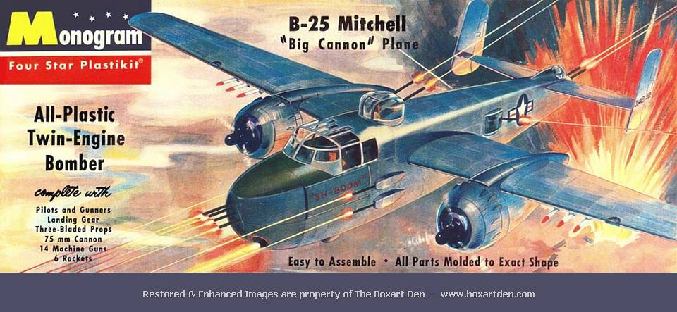 Monogram NAA B-25H Mitchell 4 Star
