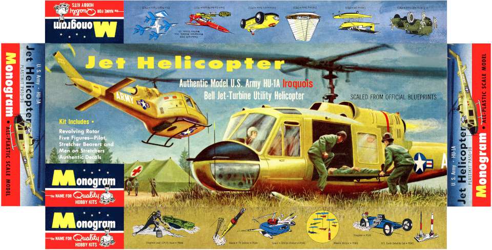 Monogram Bell UH-1A Iroquois wrap