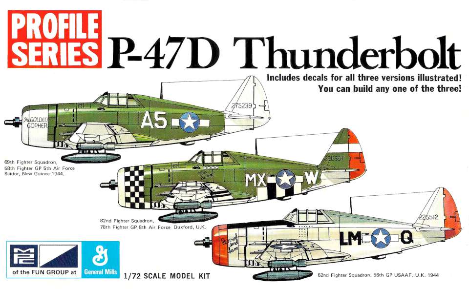 MPC Republic P-47D Thunderbolt Profile Series