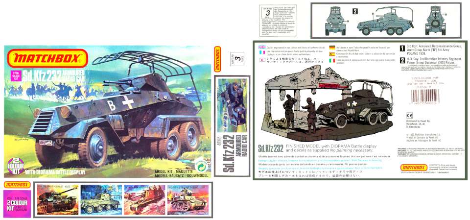 Matchbox Sd.Kfz.232 Armored Radio Car
