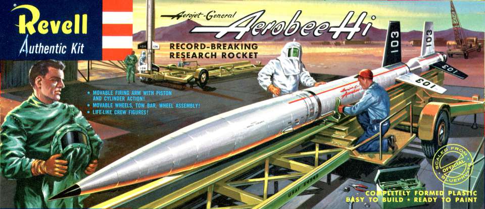 Revell Aerojet General Aerobee Hi rocket