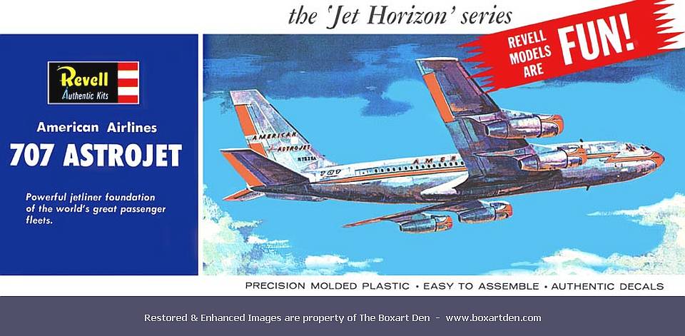 Revell Boeing 707 AA Jet Horizon
