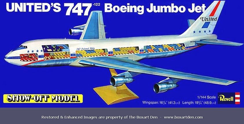 Revell Boeing 747 United Show-Off Model