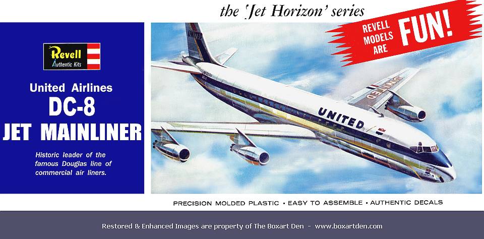 Revell Douglas DC-8 United Jet Horizon