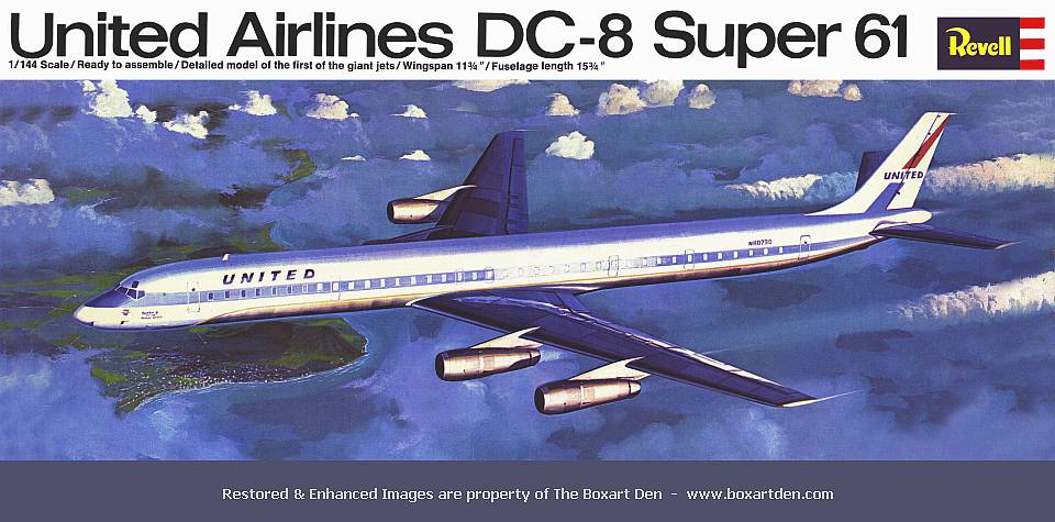 Revell Douglas DC-8-61 United '69