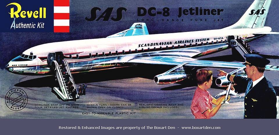 Revell-UK Douglas DC-8 SAS