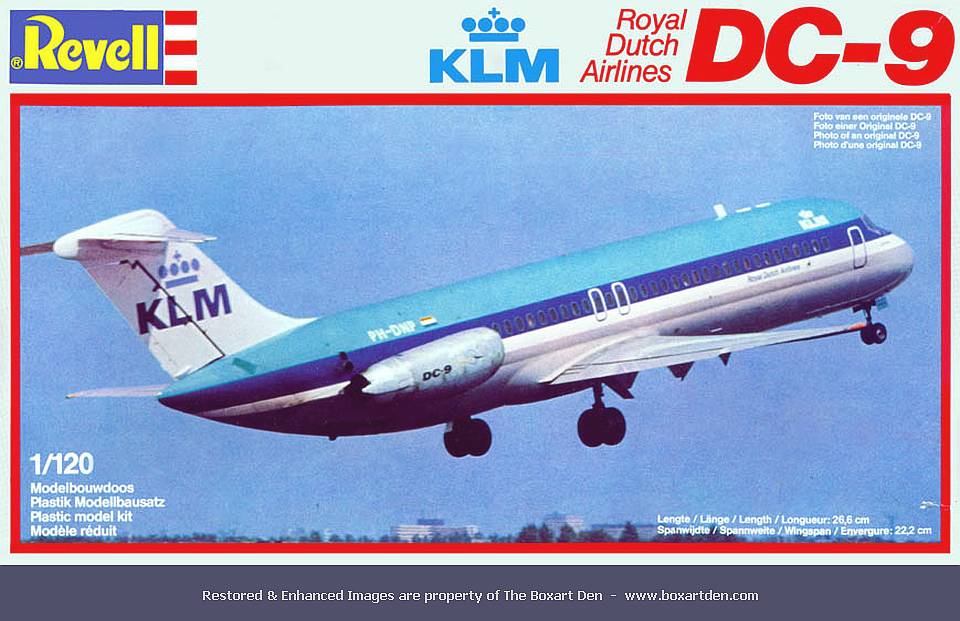 Revell-Germany Douglas DC-9 KLM '80's Box
