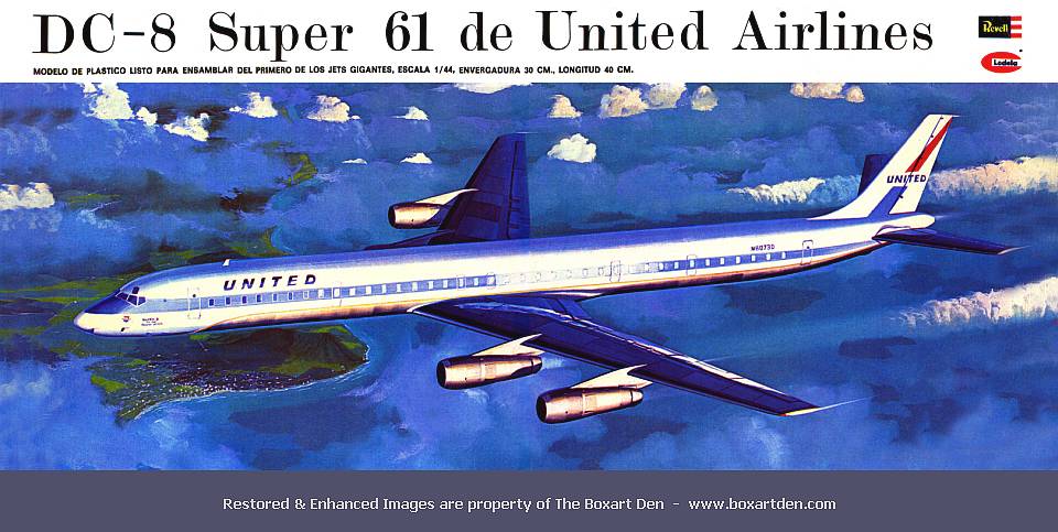 Revell-Lodela Douglas DC-8-61 United