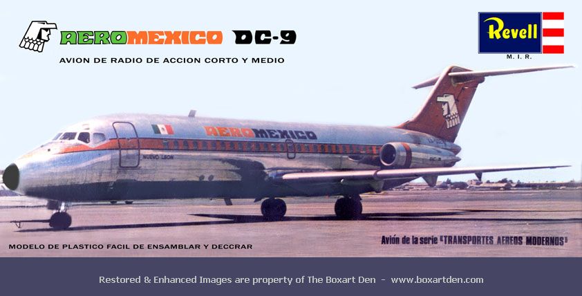 Revell-Lodela Douglas DC-9 Aero Mexico