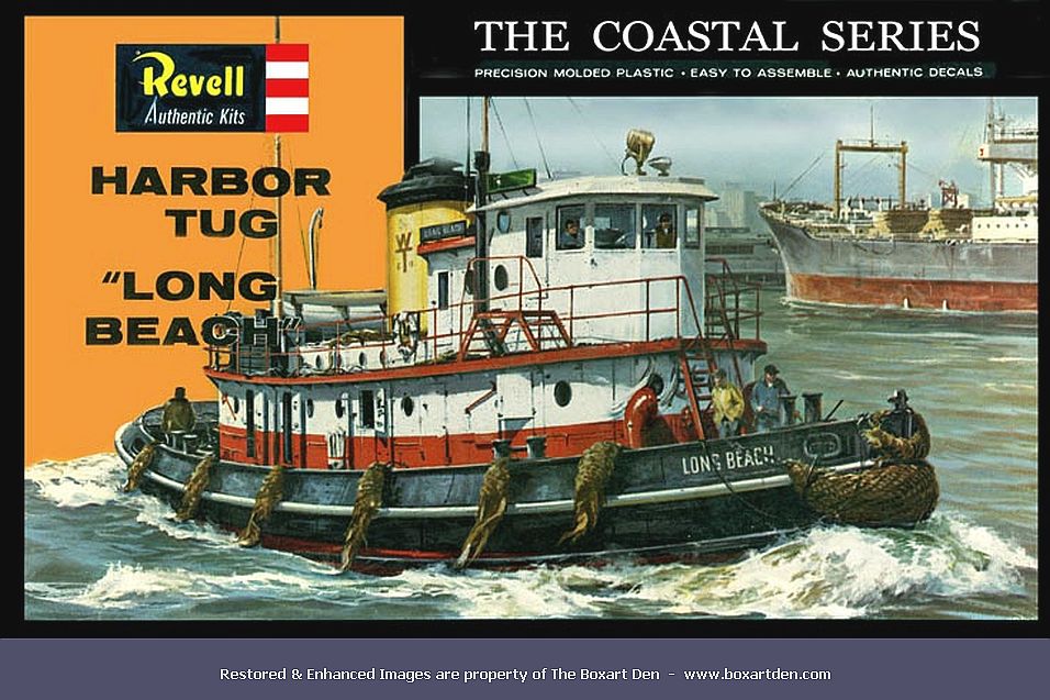 Revell Harbor Tug Long Beach Coastal Series