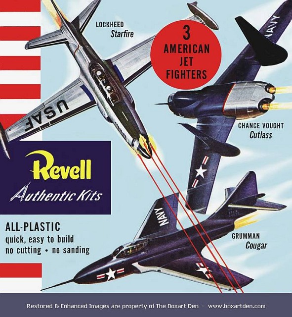 Revell 3 American Jet Fighters