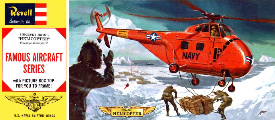 Revell Sikorsky HO4S-1 Famous Aircraft