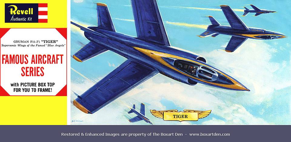 Revell Grumman F11F-1 Tiger Blue Angels Famous Aircraft