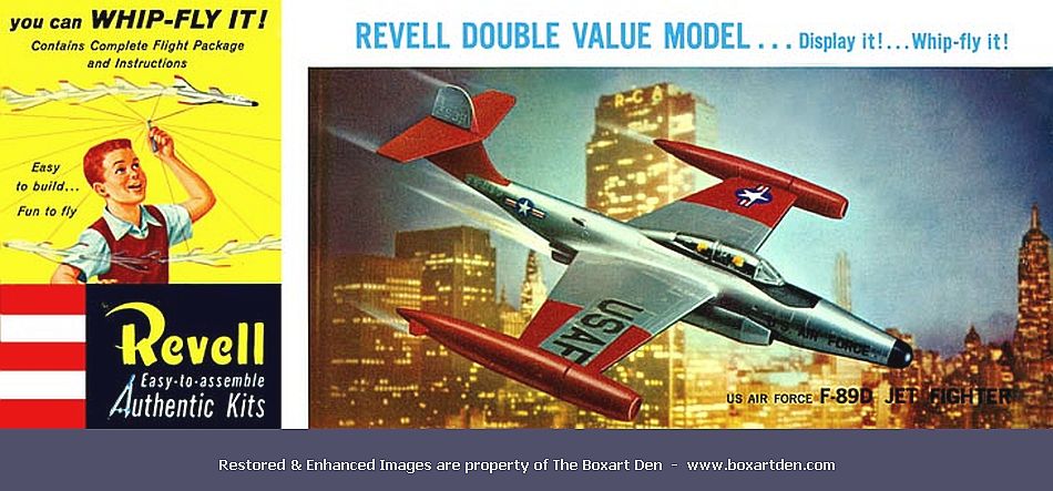 Revell Northrop F-89D Scorpion Whip Fly