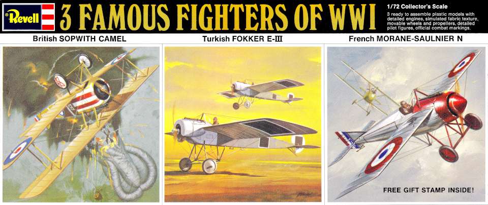 Revell 3 Famous Fighters of WW1