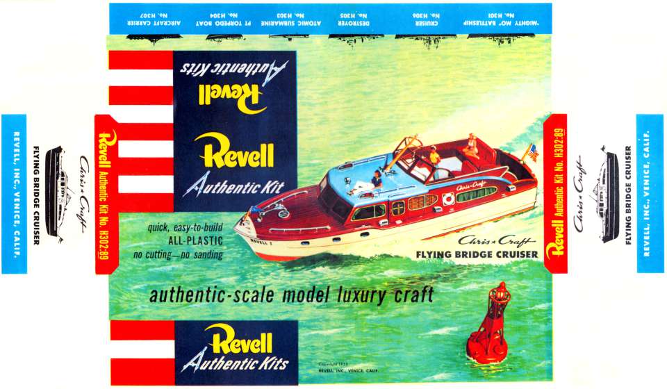Revell Chris Craft Flying Bridge Cruiser 1953