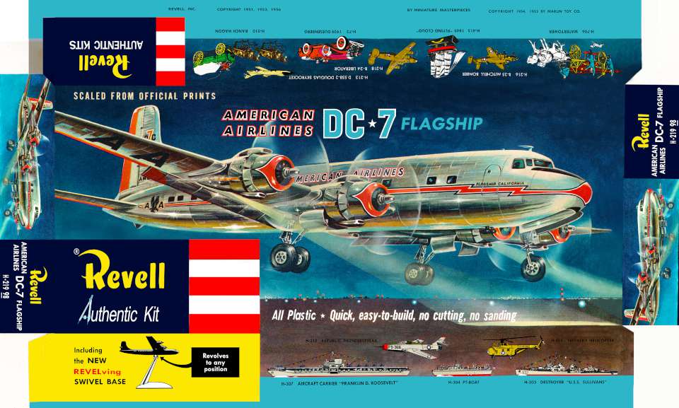 Revell Douglas DC-7 Flagship American 1956