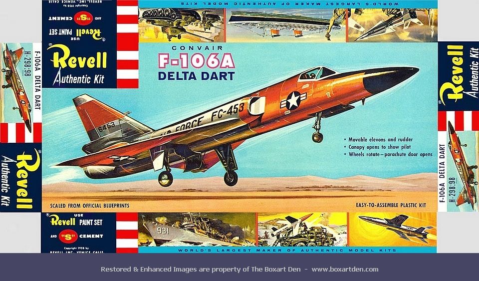 Revell Convair F-106A Delta Dart S 1958