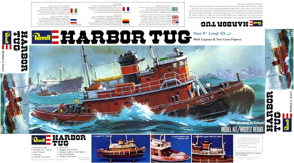 Revell Harbor Tug 1979