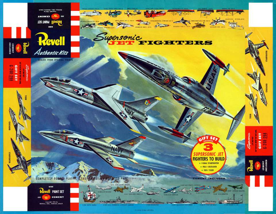 Revell Supersonic Jet Fighters S 1956
