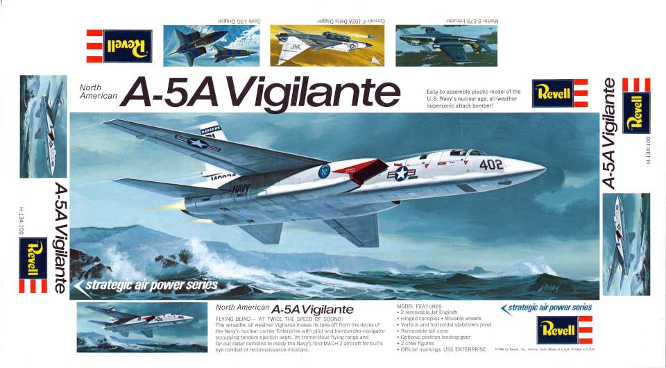 Revell North American A-5A Vigilante 1968