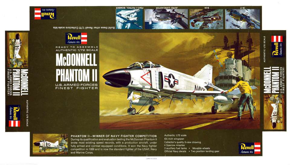 Revell McDonnell F-4B Phantom II 1968
